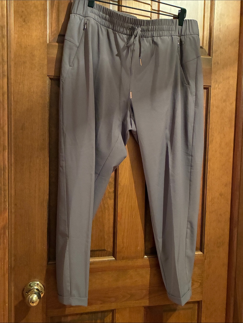 Casual Drawstring Jogger Pants - Gray